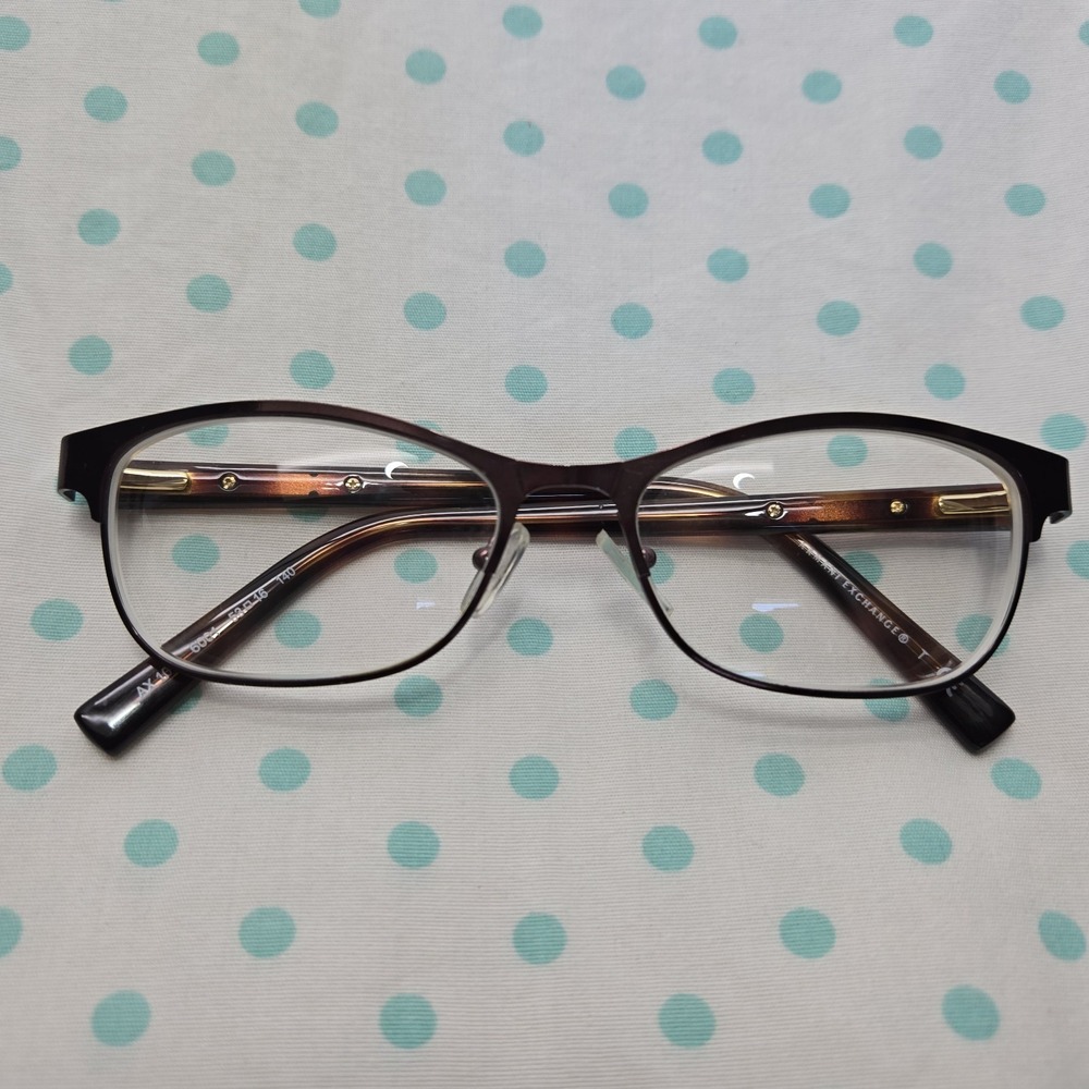 Armani Exchange Eyeglasses AX1010 6001 Designer Frames Only Brown 53-16-140